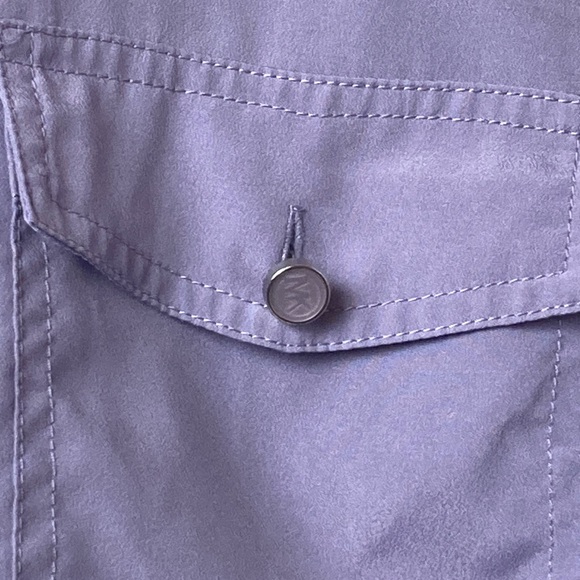 MICHAEL KORS lavender zip down shirt, size 10 - Picture 8 of 12